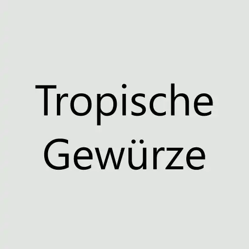 TropischeGewürze