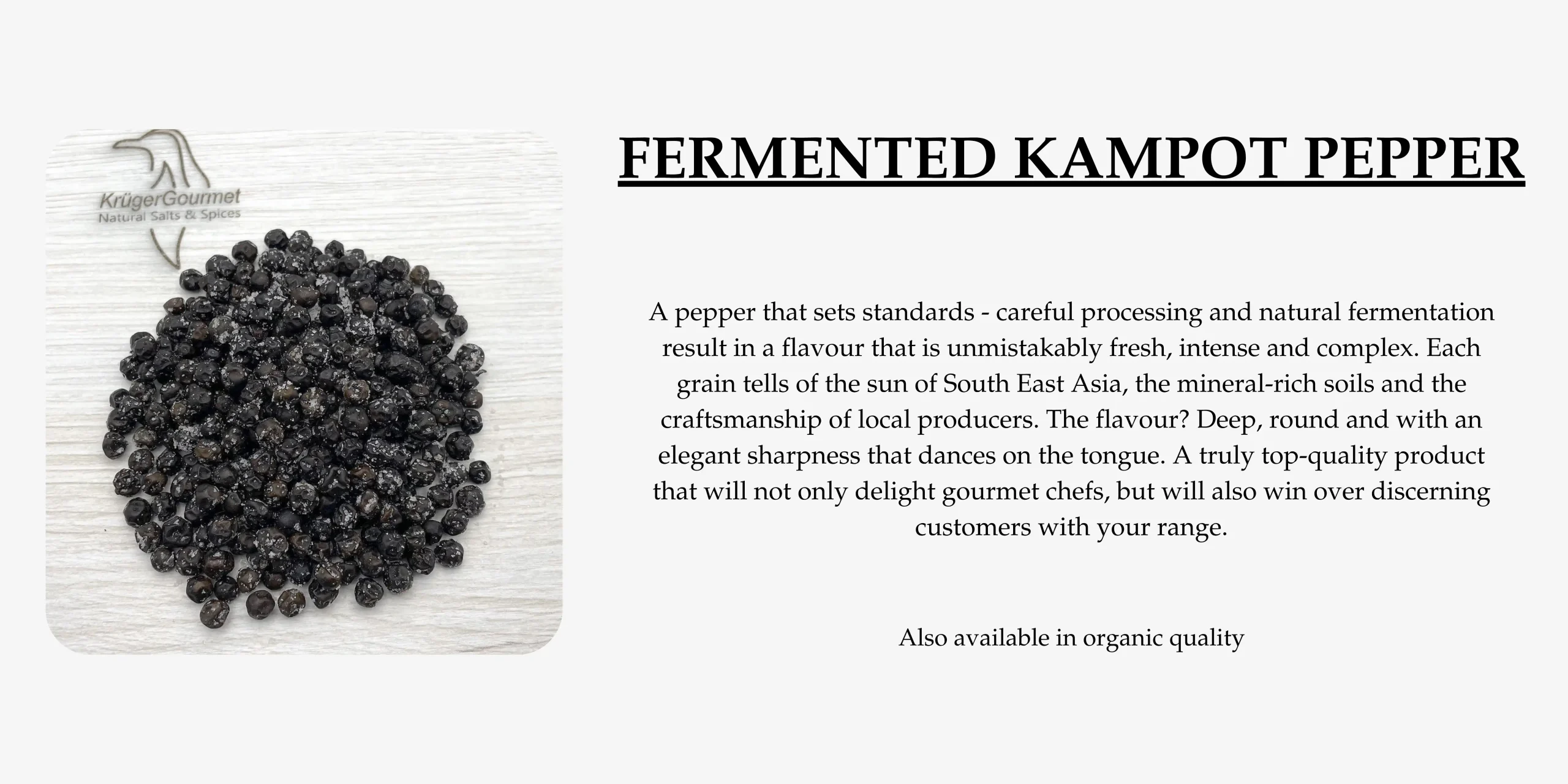 fermented kampot pepper